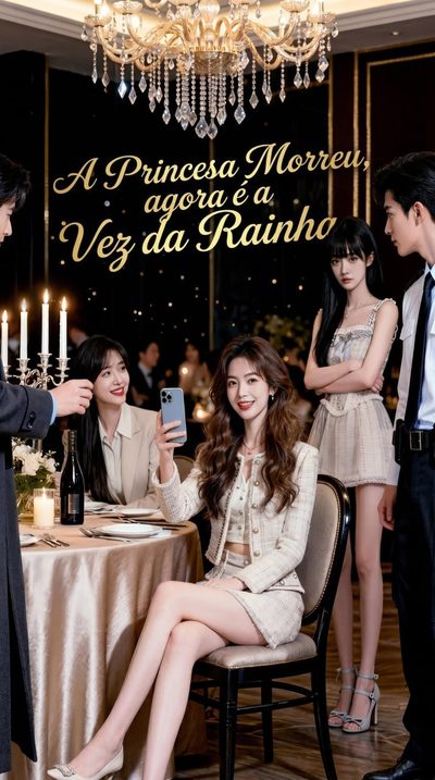 Capa da minissérie A Princesa Morreu, agora é a Vez da Rainha