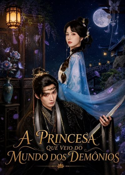 Capa da minissérie A Princesa que Veio do Mundo dos Demônios