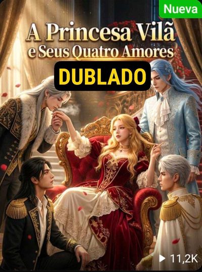 Capa da minissérie A Princesa Vilã e Seus Quatro Amores