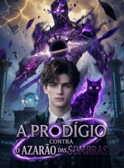 Capa da minissérie A Prodígio Contra o Azarão das Sombras