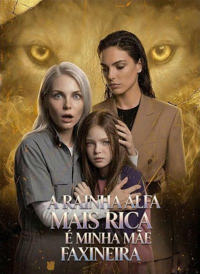 Capa da minissérie A Rainha Alfa mais Rica é Minha Mãe Faxineira The Richest Alpha Queen is My Slow Cleaner Mom