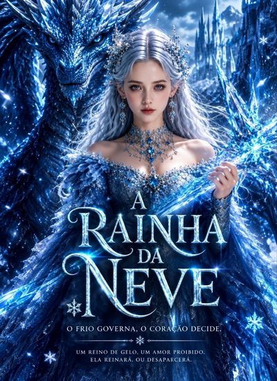 Capa da minissérie A Rainha da Neve