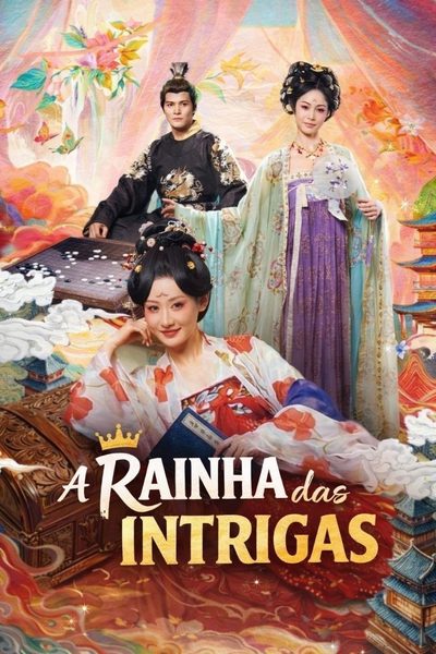Capa da minissérie A Rainha das Intrigas/ Legendado