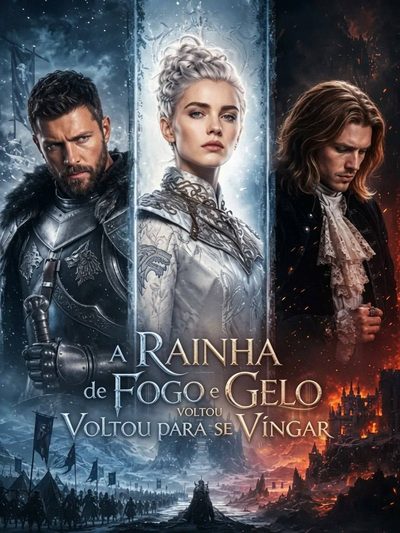 Capa da minissérie A Rainha de Fogo e Gelo Voltou para se Vingar