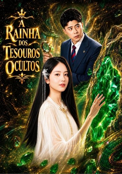 Capa da minissérie A Rainha dos Tesouros Ocultos