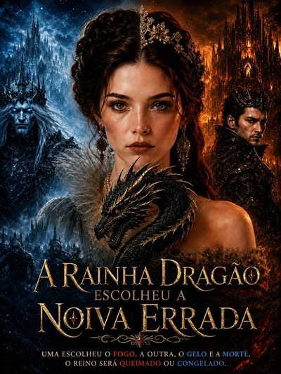Capa da minissérie A Rainha Dragão Escolheu a Noiva Errada