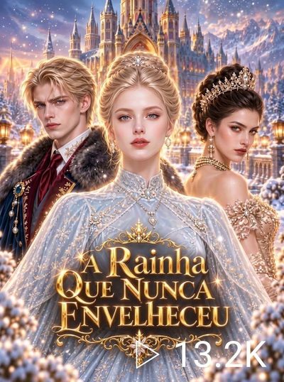 Capa da minissérie A Rainha que Nunca Envelheceu