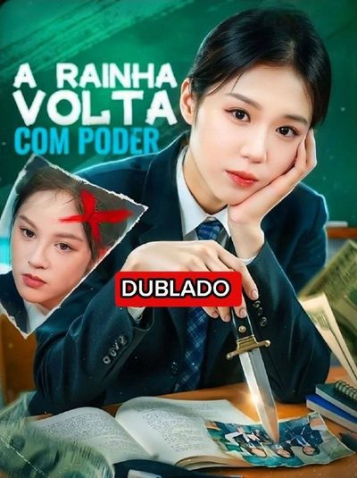 Capa da minissérie A Rainha Volta com Poder