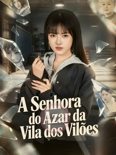 Capa da minissérie A Senhora do Azar da Vila dos Vilões