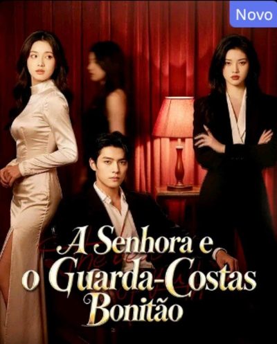 Capa da minissérie A Senhora e o Guarda-costas Bonitão