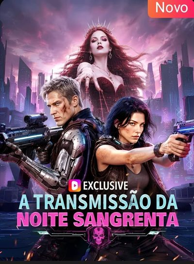 Capa da minissérie A Transmissão da Noite Sangrenta