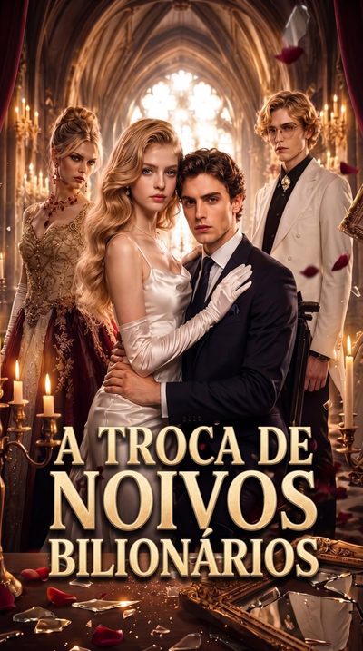 Capa da minissérie A Troca de Noivos Bilionários