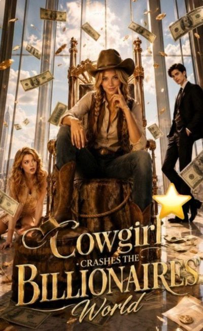 Capa da minissérie A Vaqueira Invade o Mundo do Bilionário Cowgirl Crashes The Billionaire's World