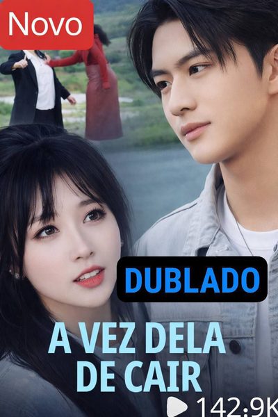 Capa da minissérie A Vez Dela de Cair