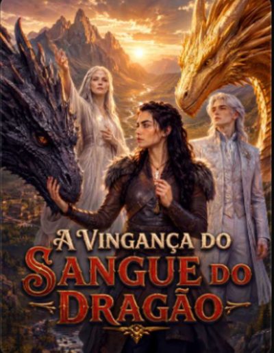 Capa da minissérie A Vingança do Sangue do Dragão
