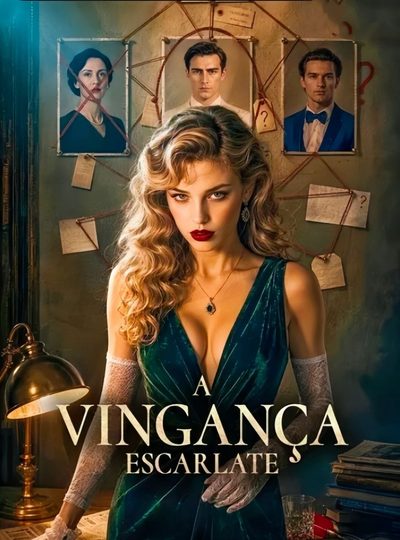 Capa da minissérie A Vingança Escarlate
