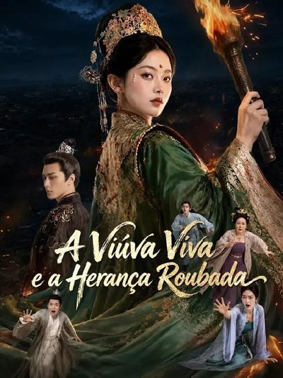 Capa da minissérie A Viúva Viva e a Gerência Roubada
