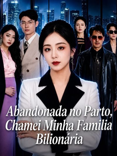 Capa da minissérie Abandonada no Parto, Chamei Minha Família Bilionária