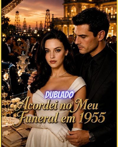 Capa da minissérie Acordei no Meu Funeral em 1955 -