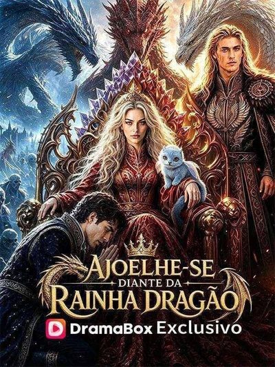Capa da minissérie Ajoelhe-se Diante da Rainha Dragão