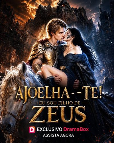 Capa da minissérie Ajoelhe-se! Eu Sou Filho de Zeus
