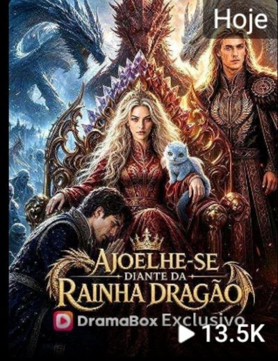 Capa da minissérie Ajoelhem-se Diante da Rainha Dragão