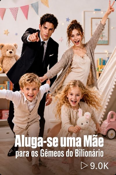 Capa da minissérie Aluga-se uma Mãe para os Gêmeos Bilionários
