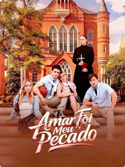 Capa da minissérie Amar Foi Meu Pecado