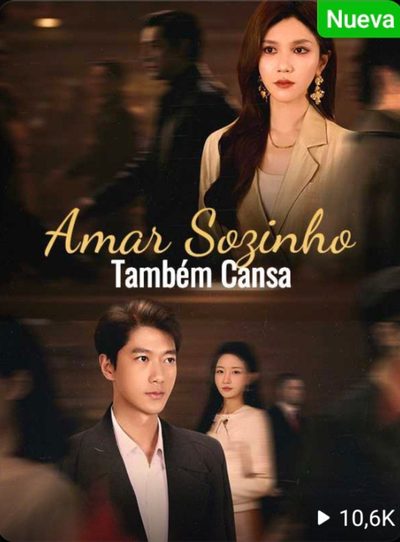 Capa da minissérie Amar Sozinho Também Cansa