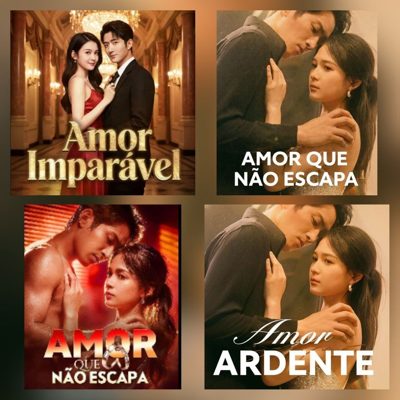Capa da minissérie Amor Ardente Amor não Pode Escapar AMOR IMPARÁVEL AMOR QUE NÃO ESCAPA 📍 ATUALIZAÇÕES DE CAPA