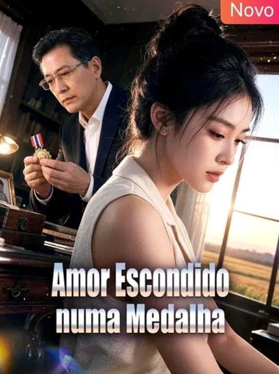 Capa da minissérie Amor Escondido Numa Medalha
