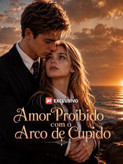 Capa da minissérie Amor Proibido com o Arco de Cupido