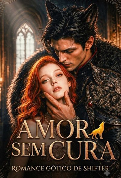 Capa da minissérie ☄️ Amor Sem Cura Romance Gótigo de Shifter