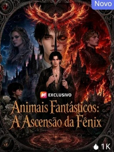 Capa da minissérie ☄️ Animais Fantásticos: a Ascensão da Fênix