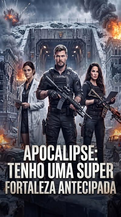 Capa da minissérie Apocalipse Tenho uma Super Fortaleza Antecipada