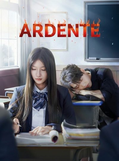 Capa da minissérie Ardente