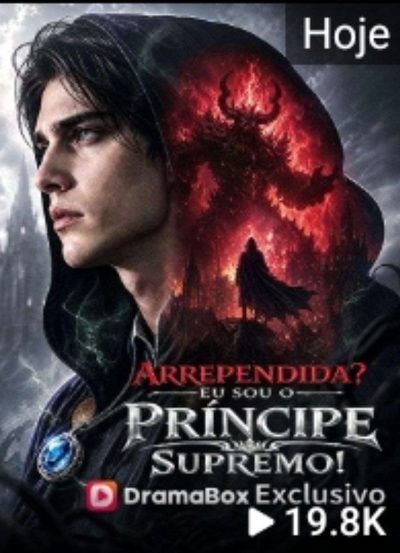 Capa da minissérie Arrependida? Eu Sou o Príncipe Supremo!