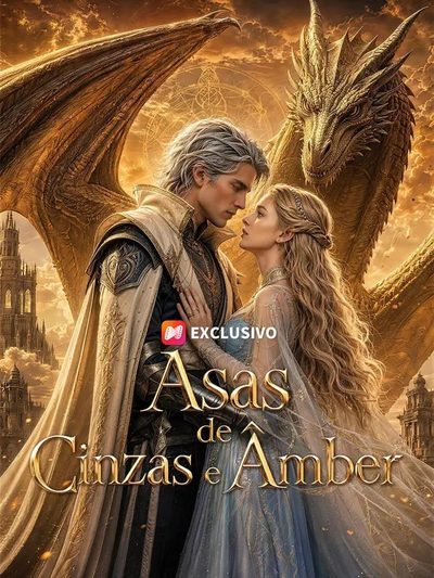 Capa da minissérie Asas de Cinza e Âmber