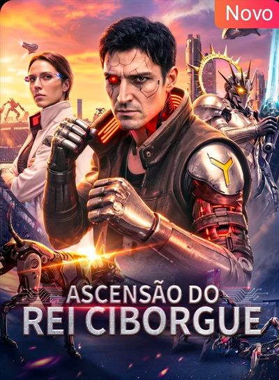 Capa da minissérie Ascensão do Rei Ciborgue