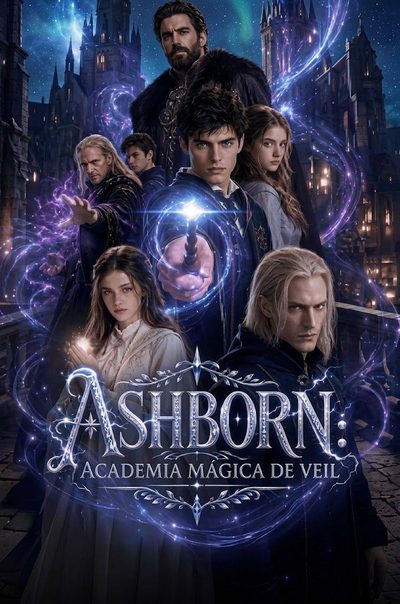 Capa da minissérie Ashborn: Academia Mágica de Veil