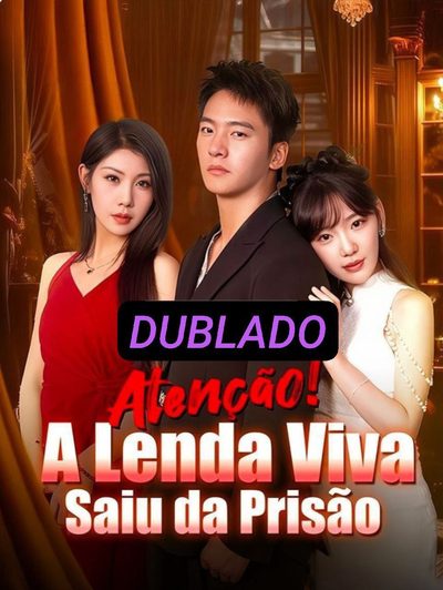 Capa da minissérie Atenção a Lenda Viva Saiu da Prisão