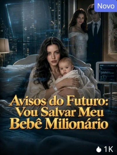 Capa da minissérie Avisos do Futuro: Vou Salvar Meu Bebê Milionário