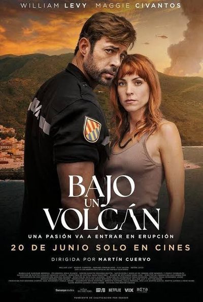 Capa da minissérie Bajo un Volcan