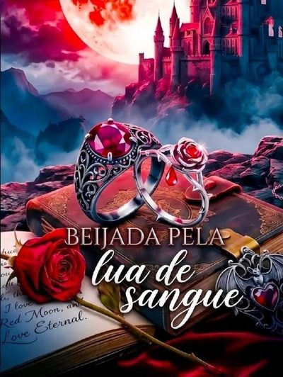 Capa da minissérie Beijada Pela Lua de Sangue - Kissed By The Blood Moon