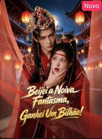Capa da minissérie Beijei a Noiva Fantasma, Ganhei um Bilhão!