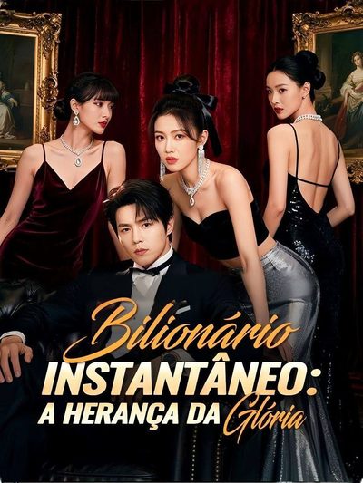Capa da minissérie Bilionário Instantâneo: a Herança da Glória
