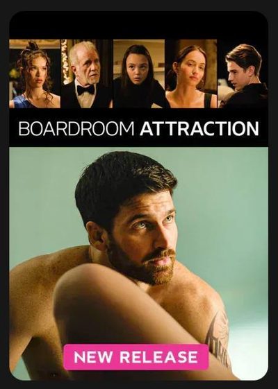 Capa da minissérie Boardroom Attraction Atração da sala de reuniões ATRAÇÃO EXECUTIVA
