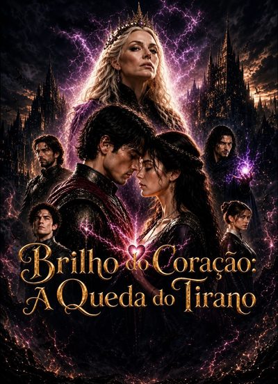 Capa da minissérie Brilho do Coração a Queda do Tirano