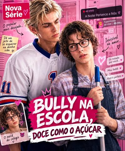 Capa da minissérie Bully na Escola, Doce Como Açucar - Bl