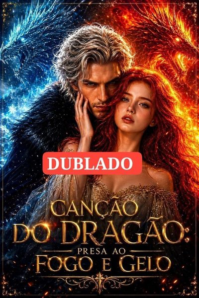 Capa da minissérie Canção do Dragão: Presa ao Fogo e Gelo